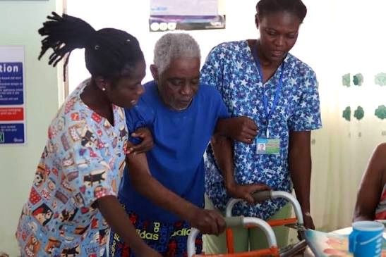 JASBEK home care nursing support for an older client.