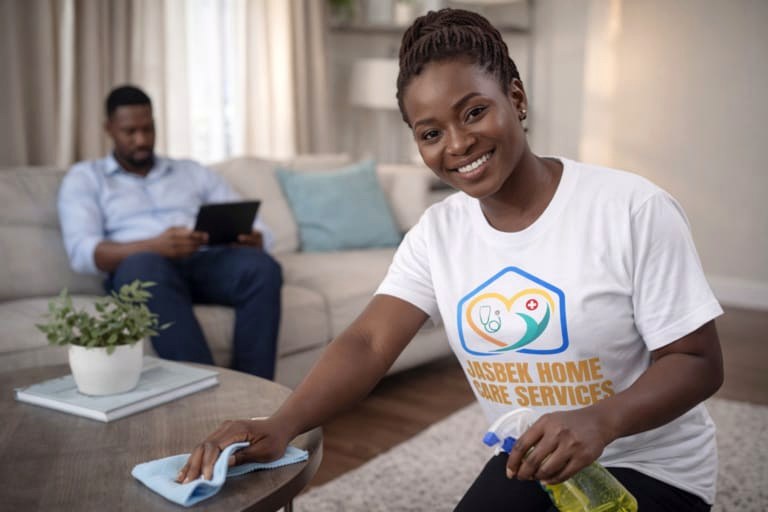 Househelp support for home routines.