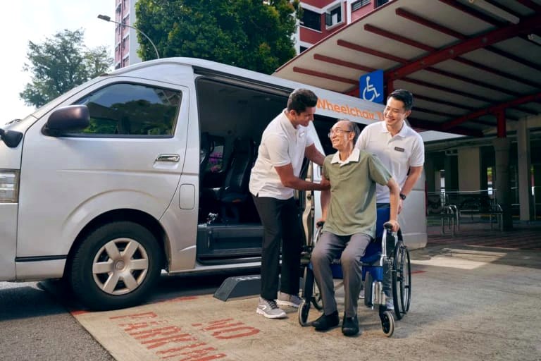 Medical escort support for safe movement.